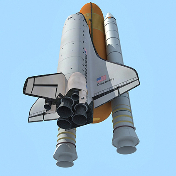 nasa space shuttle discovery obj - Discovery Shuttle... by Gandoza
